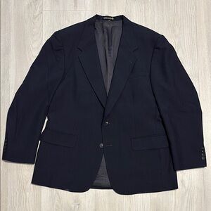 🔥BUNDLESALE 44R Stafford Blue Sport Coat Blazer Suit Jacket Classic Design